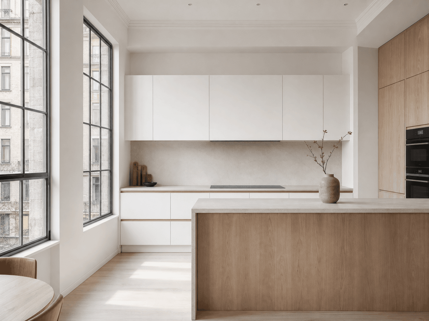 Scandi-minimal kitchen — photographed kitchen